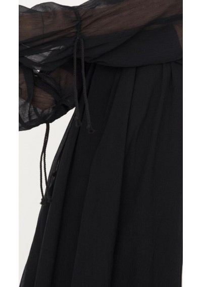 MALENE BIRGER CZARNA SUKIENKA DORIE