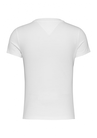 Tommy Jeans t-shirt bawełniany damski kolor biały DW0DW18785