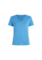 Tommy Hilfiger t-shirt bawełniany kolor niebieski WW0WW37873