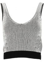 Dkny top bawełniany kolor czarny E3KSAM20