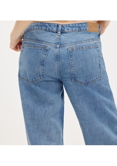 MONKI Jeansy Imoo z niskim stanem i szerokimi nogawkami