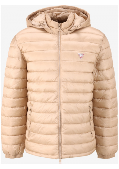 Guess Jeans kurtka męska kolor beżowy przejściowa M4YL99 WG922