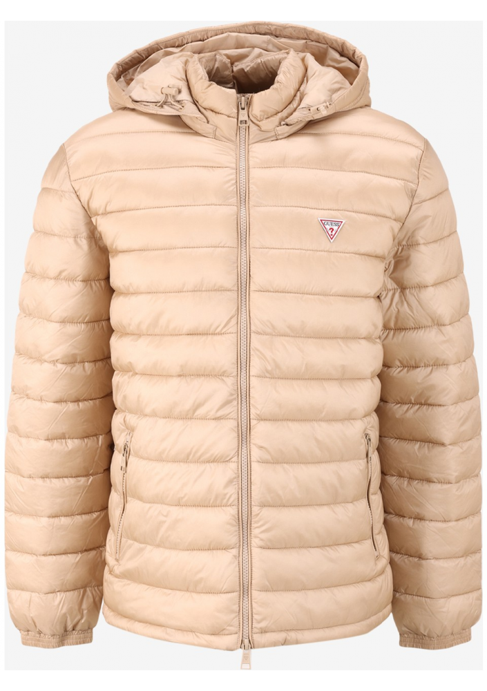 Guess Jeans kurtka męska kolor beżowy przejściowa M4YL99 WG922