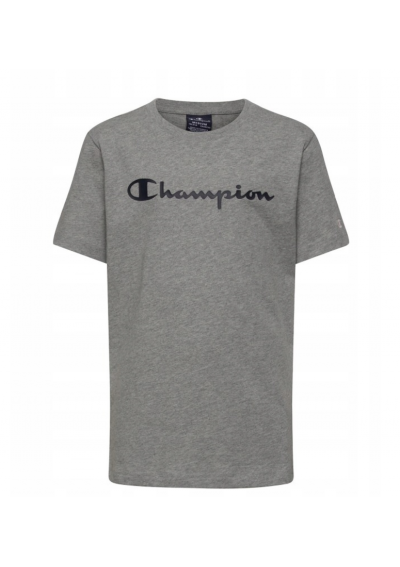 CHAMPION T-shirt z bawełny z nadrukiem z logo