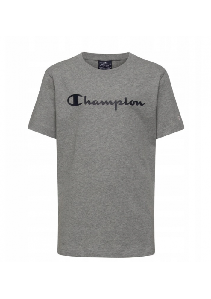 CHAMPION T-shirt z bawełny z nadrukiem z logo