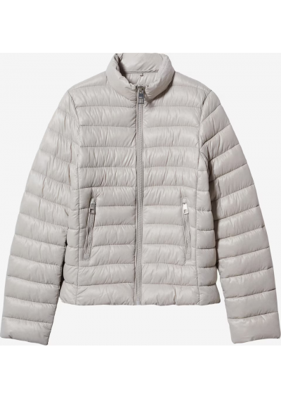 MANGO Kurtka przejściowa 'Blandi' w kolorze Jasnoszary