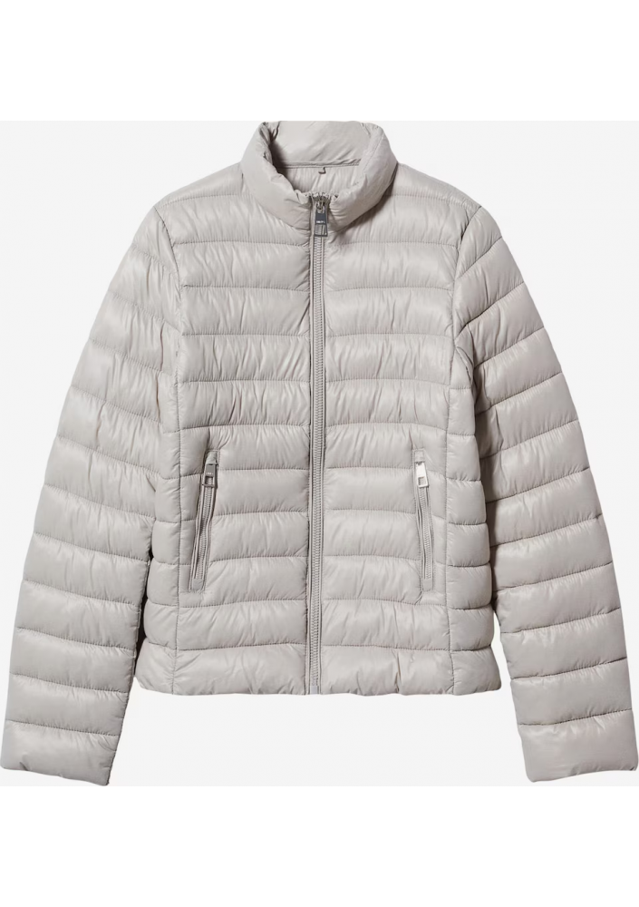 MANGO Kurtka przejściowa 'Blandi' w kolorze Jasnoszary