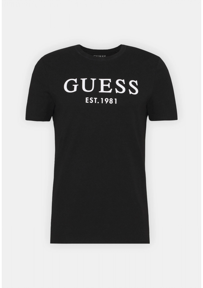 Guess T-Shirt Czarny U4RI22 K6YW0