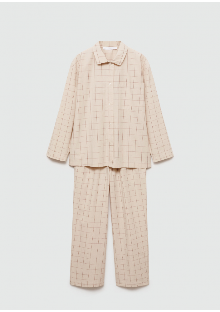 Mango Piżama dwuczęściowa w kratę