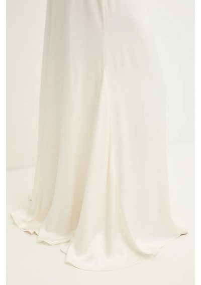 Ivy Oak suknia ślubna kolor biały maxi rozkloszowana IO117627