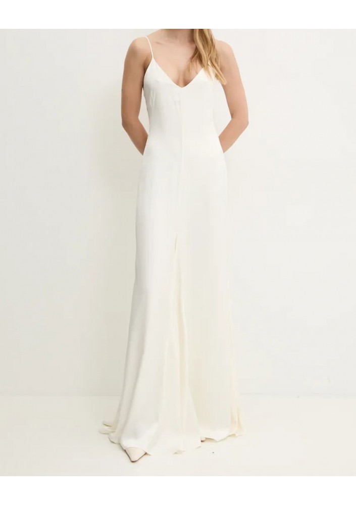 Ivy Oak suknia ślubna kolor biały maxi rozkloszowana IO117627