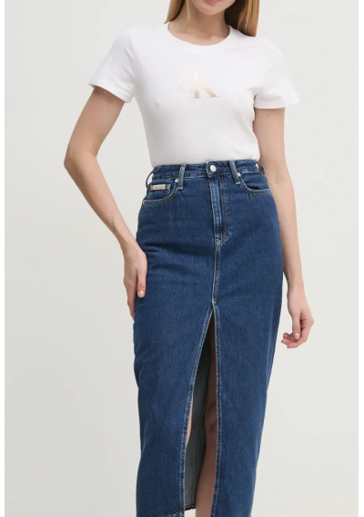 Calvin Klein Jeans t-shirt bawełniany damski kolor biały J20J224982