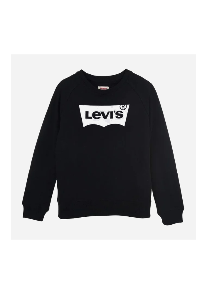 Levi's Bluza bez kaptura młodzieżowa dziewczęca 4E6660-023 Czarna