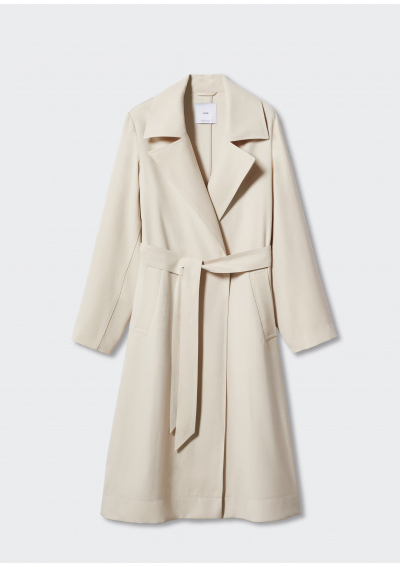 MANGO Lejący trencz z klapami