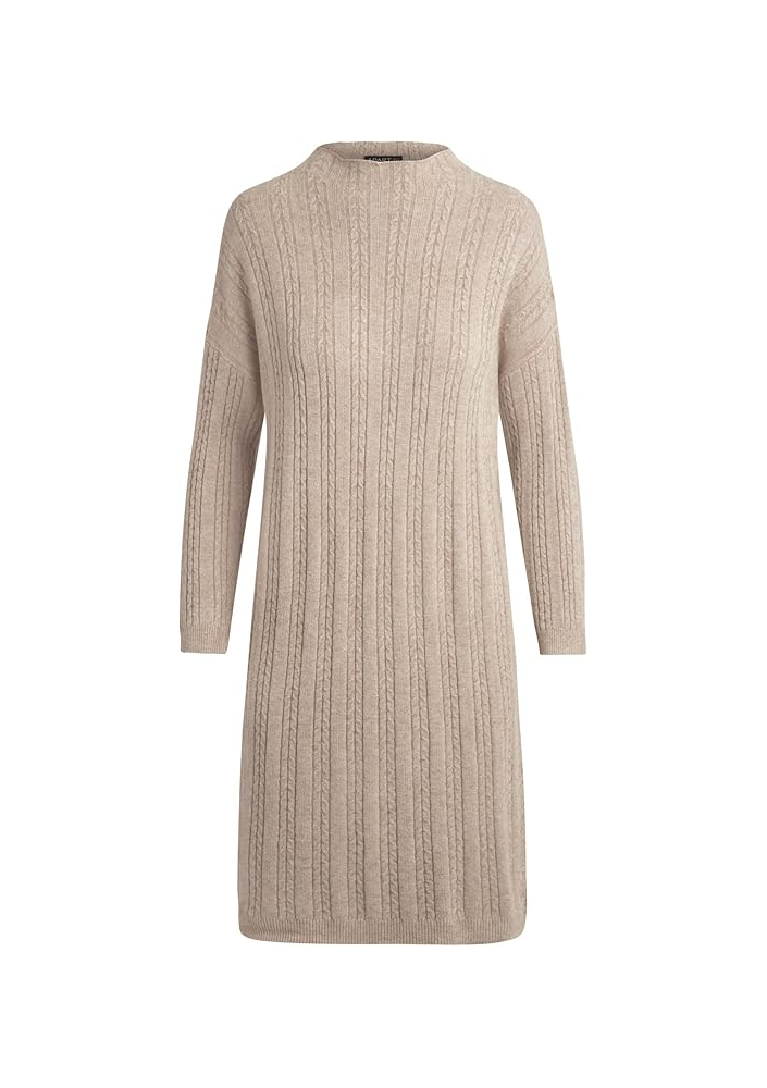 APART Fashion Sukienka Kobiety Sukienka z dzianiny ze wzorem warkocza