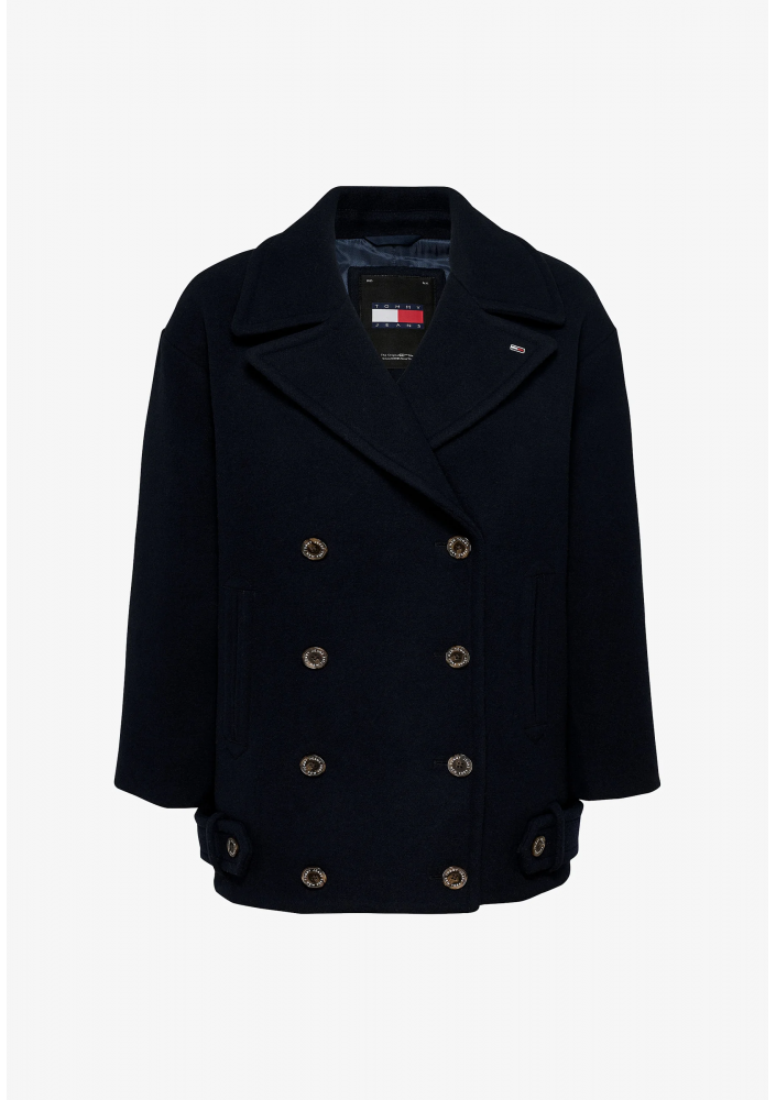 Tommy Jeans - Klasyczny płaszcz