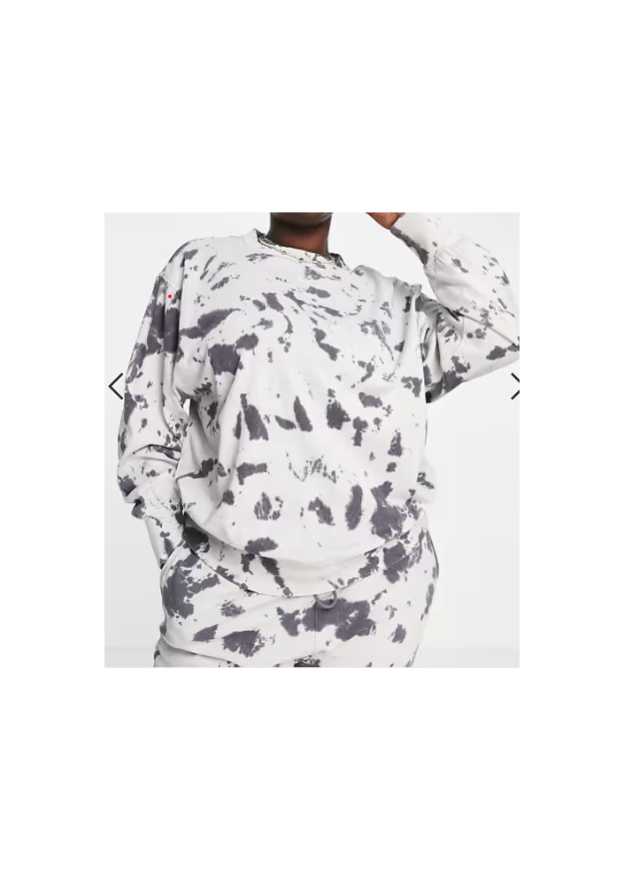 Nike Plus dżersejowa bluza z okrągłym dekoltem, efektem tie-dye i małym logo Swoosh