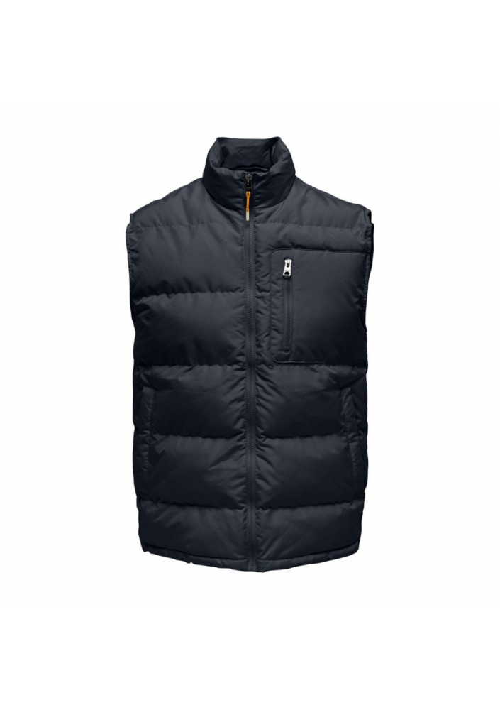 ONLY & SONS ONSJAKE PIKOWANA KAMIZELKA NIEBIESKA