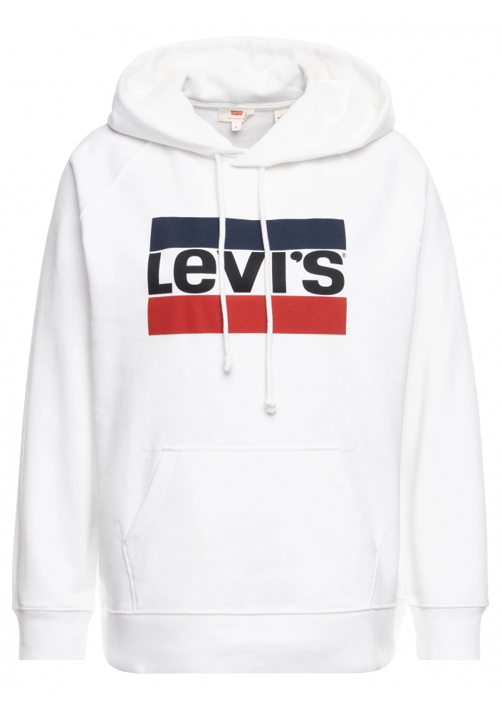 Levi's Bluza Graphic Sport 35946-0001 Biały Regular Fit