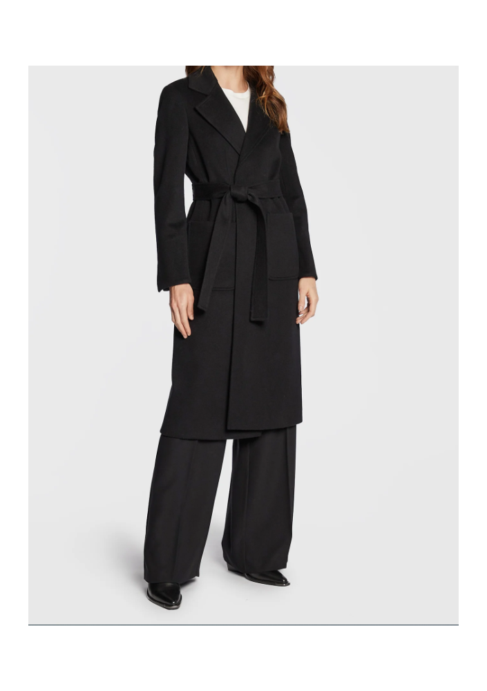 MAX&Co. Płaszcz wełniany Runaway 40149722 Czarny Regular Fit