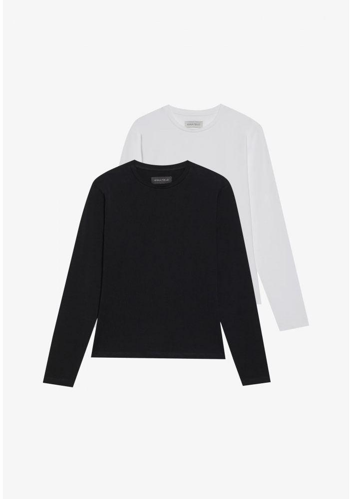 Anna Field 2 PACK - Bluzka z długim rękawem