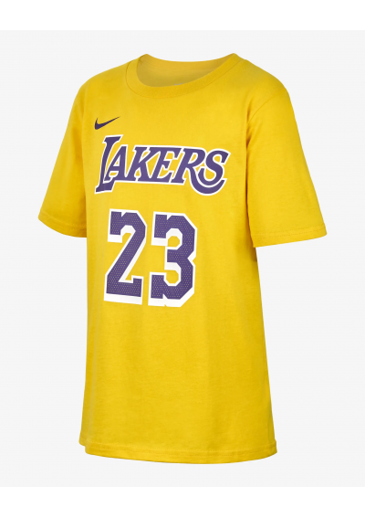 Nike NBA LeBron James Los Angeles Lakers T-shirt dla chłopców