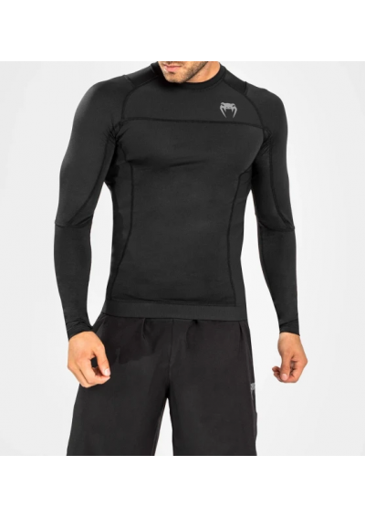 Venum Rashguard G-Fit AIR Długi Rękaw Czarny