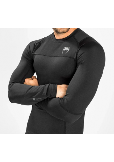 Venum Rashguard G-Fit AIR Długi Rękaw Czarny