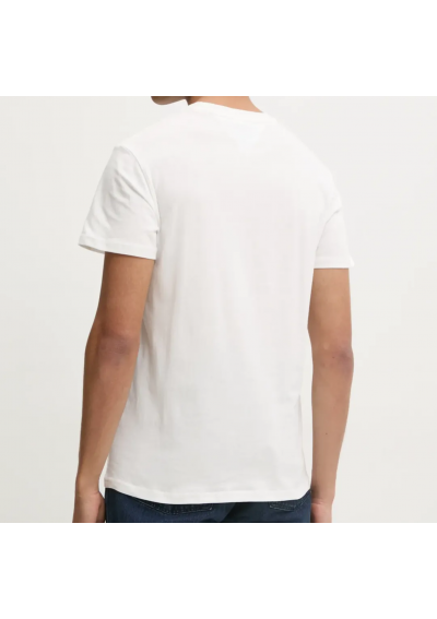 Tommy Jeans t-shirt bawełniany męski kolor czarny gładki DM0DM21188