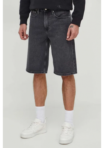 Calvin Klein Jeans szorty jeansowe męskie kolor czarny