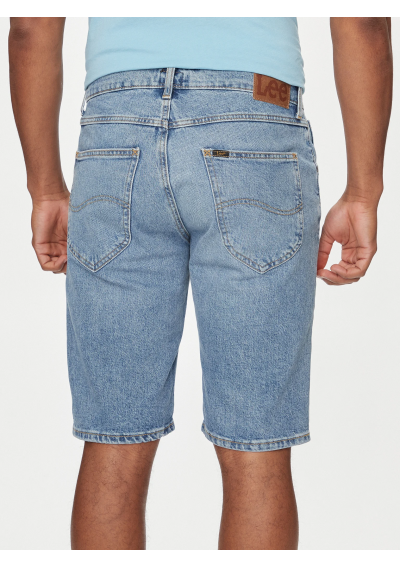 Lee Szorty jeansowe 5 Pocket 112349329 Niebieski Regular Fit