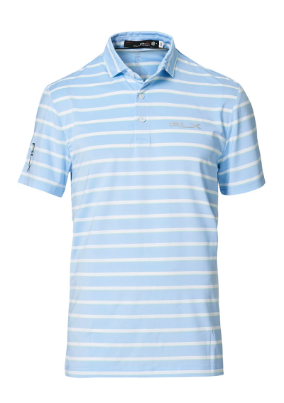 RALPH LAUREN Polo Airflow Stripe w kolorze niebieskim/białym