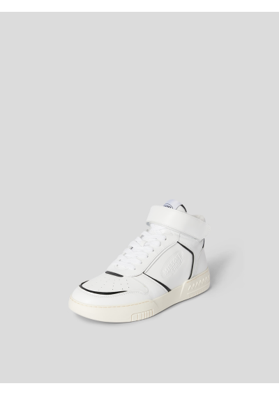 Missoni Wysokie trampki w dwukolorowym wzornictwie w kolorze białym