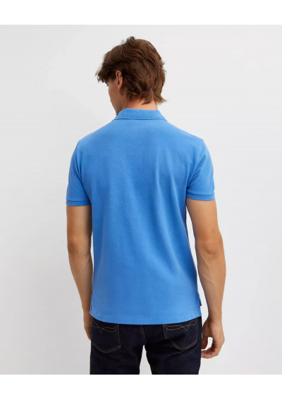 POLO RALPH LAUREN Niebieski t-shirt polo z misiem