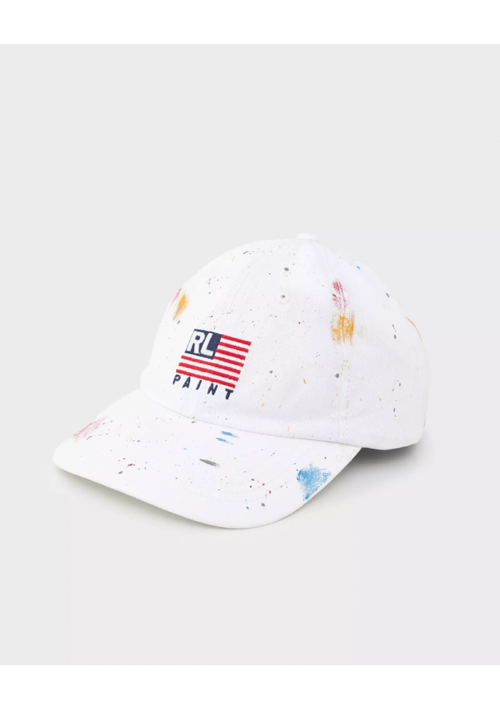 POLO RALPH LAUREN Biała czapka z daszkiem
