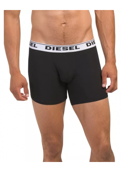 Diesel Bawełniane czarne bokserki 3 pack