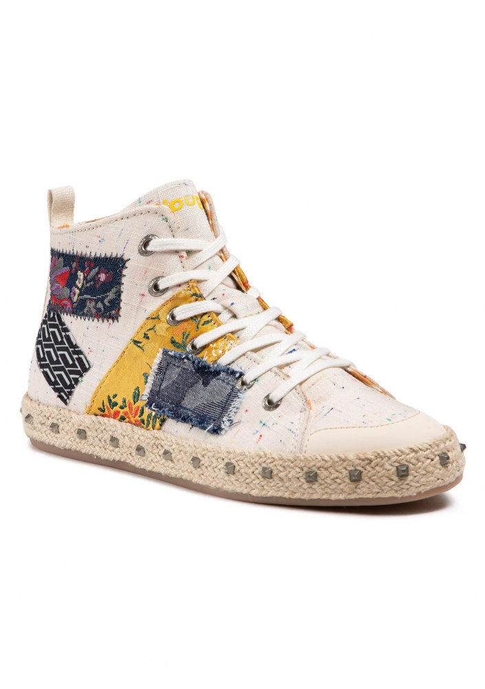 Desigual Espadryle Patch 21SSHA02 Beżowy