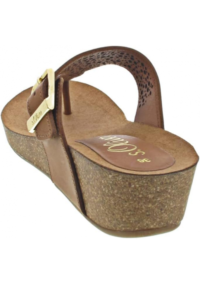 s.Oliver Women's japonki na platformie