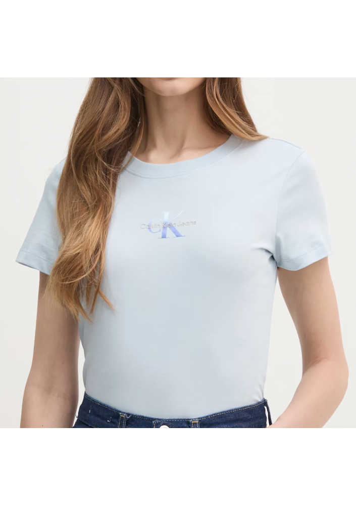 Calvin Klein Jeans t-shirt damski niebieski J20J225252