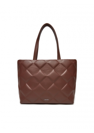 Calvin Klein Torebka Diamond Quilt K60K612906 Brązowy