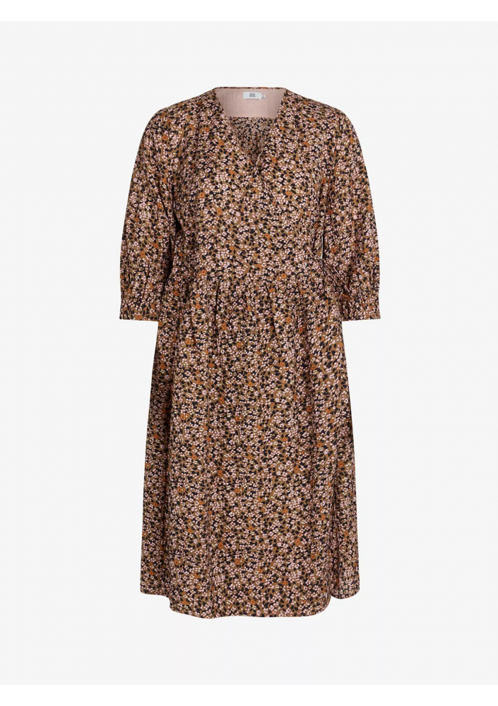 Noa Noa Sukienka midi Camille Ditsy Floral Print Wrap