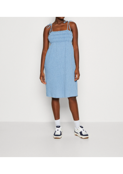 ONLY ONLLAUREL DRESS - Sukienka jeansowa - medium blue denim
