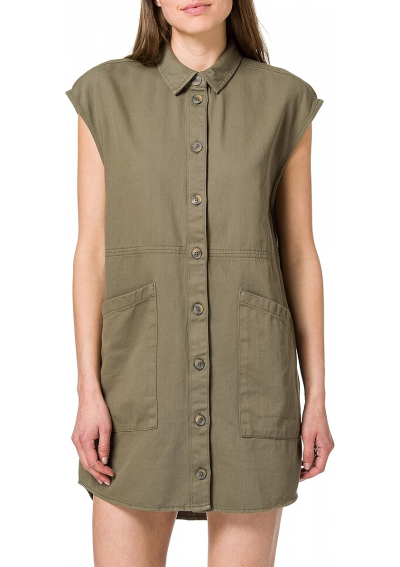 Noisy May Women NMALMA CAPSLEEVE DRESS NOOS, 232476 Chateau Grey Sukienka