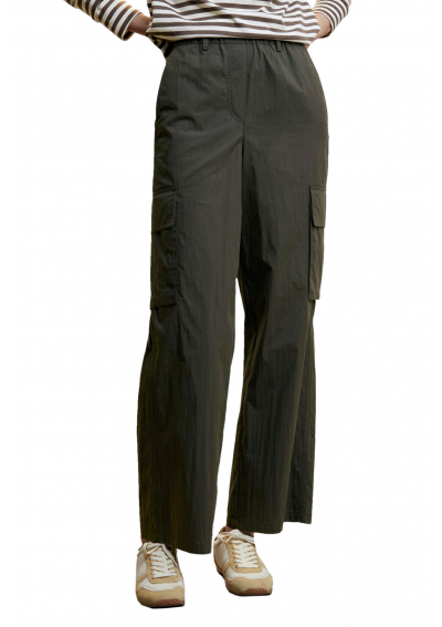 MANGO Spodnie cargo SEUL z mieszanki bawełny