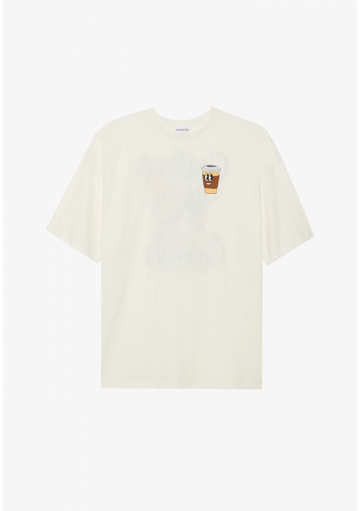 Even&Odd - T-shirt z nadrukiem