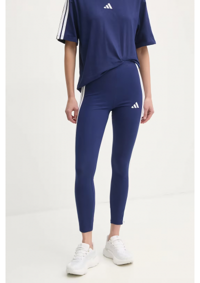 adidas legginsy Essentials damskie kolor granatowy z aplikacją JE0067