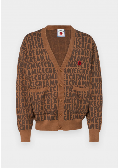 Icecream TEXT PRINT - Kardigan
