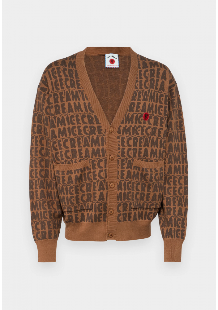 Icecream TEXT PRINT - Kardigan