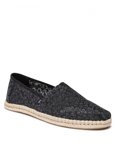 Toms Espadryle Alpargata Rope 10019904 Czarny