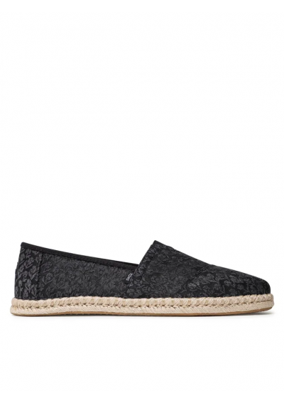 Toms Espadryle Alpargata Rope 10019904 Czarny
